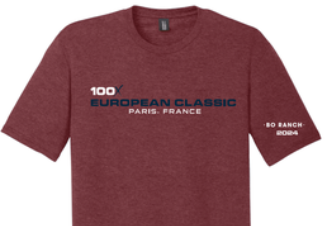 T-Shirt: Maroon Frost
