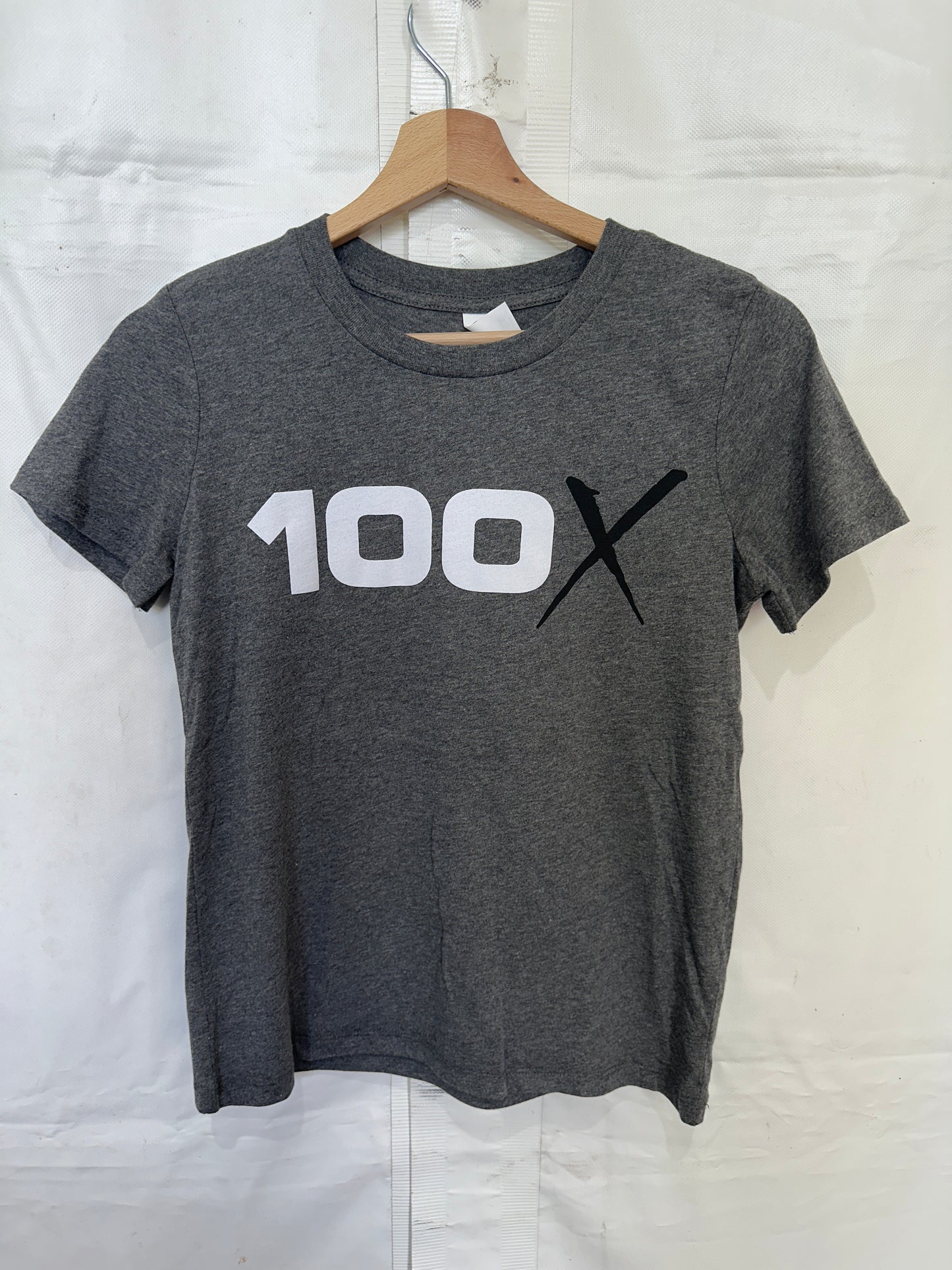 T-Shirt: Grey, 100X Shows Coordinates