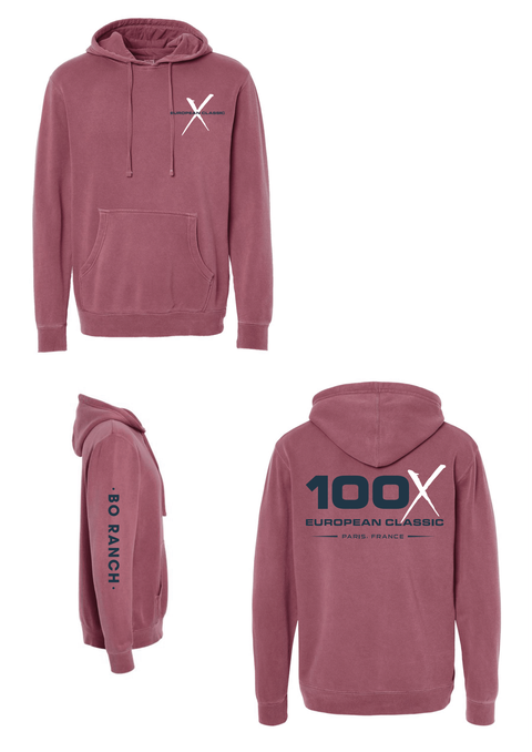 Hoodie: Maroon Unisex